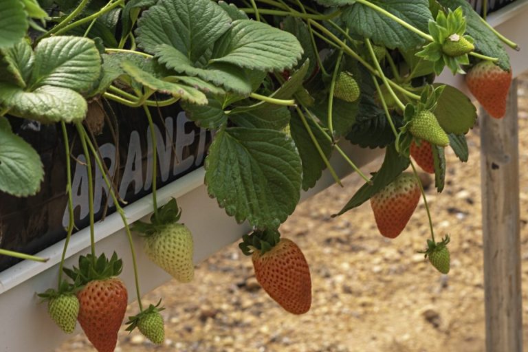 cultivo hidropónico fresas en saco fibra de coco