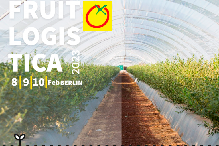 Cartel de la Feria Internacional Fruit Logistica 2023 Berlin
